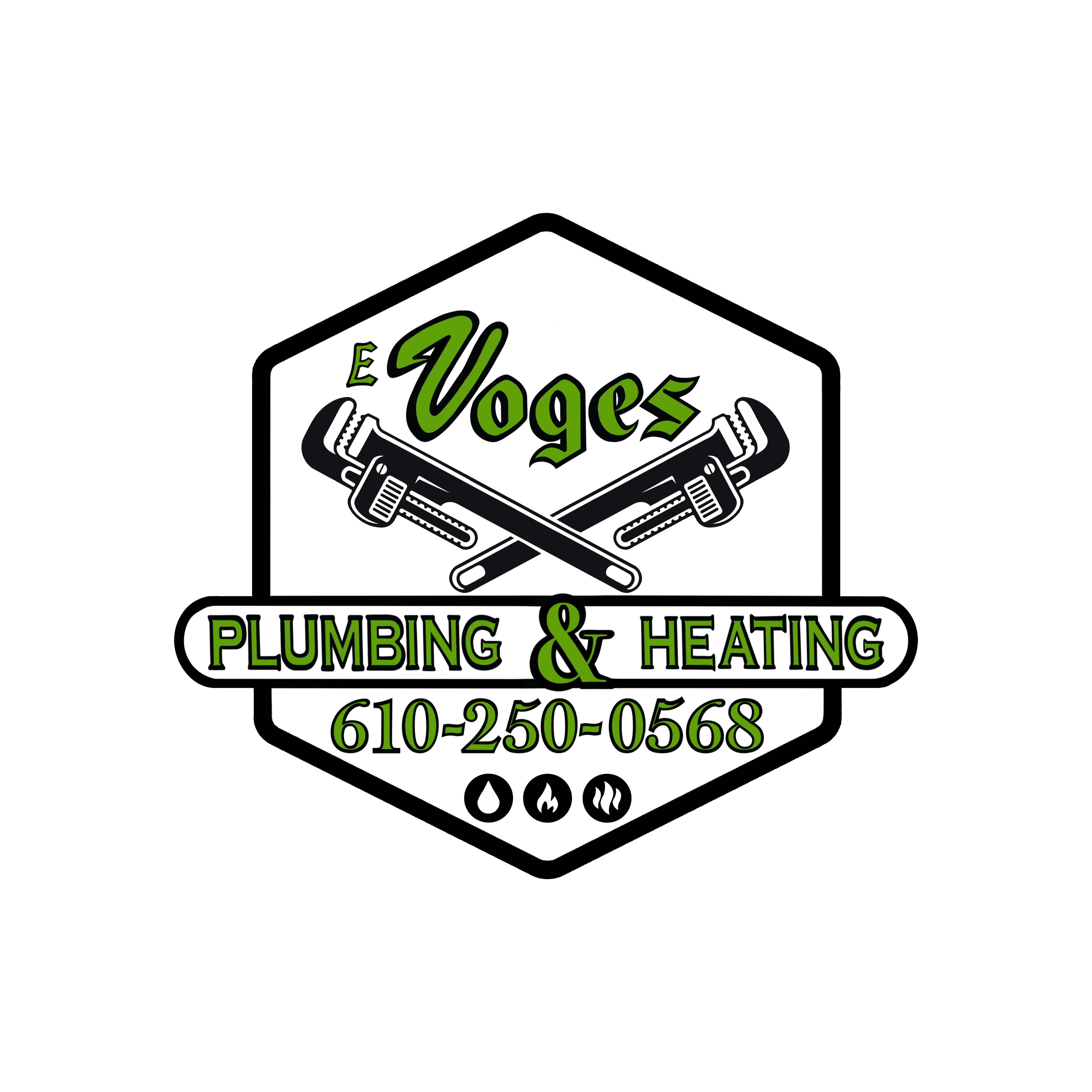 E. Voges Plumbing & Heating logo